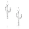 Montana Silversmiths Hammered Silver Cactus Earrings -Hey Dude Central 2311925 02 80358.1673455115
