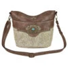 Justin Brown With Cream Lace And Concho Bucket Bag -Hey Dude Central 2312290 01 55848.1673466486