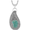 Montana Silversmiths Country Roads Turquoise Necklace -Hey Dude Central 2375985 01 23271.1673466395