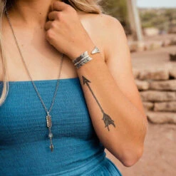 Montana Silversmiths Timber Ridge Arrow Cuff Bracelet -Hey Dude Central 2487525 3 59744.1632860947