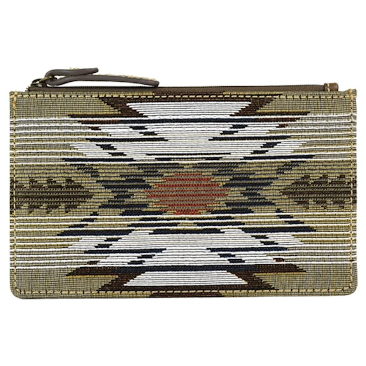 Tony Lama Neutral Aztec Jacquard Mini Wallet 3 Tony Lama Neutral Aztec Jacquard Mini Wallet