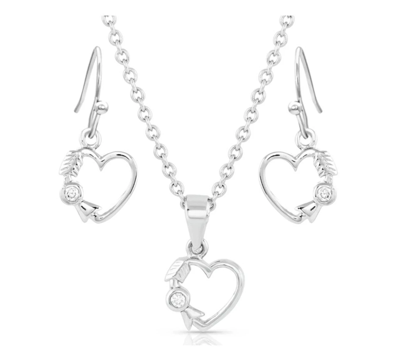 Montana Silversmiths Fiery Heart Of Ice Jewelry Set 3 Montana Silversmiths Fiery Heart Of Ice Jewelry Set