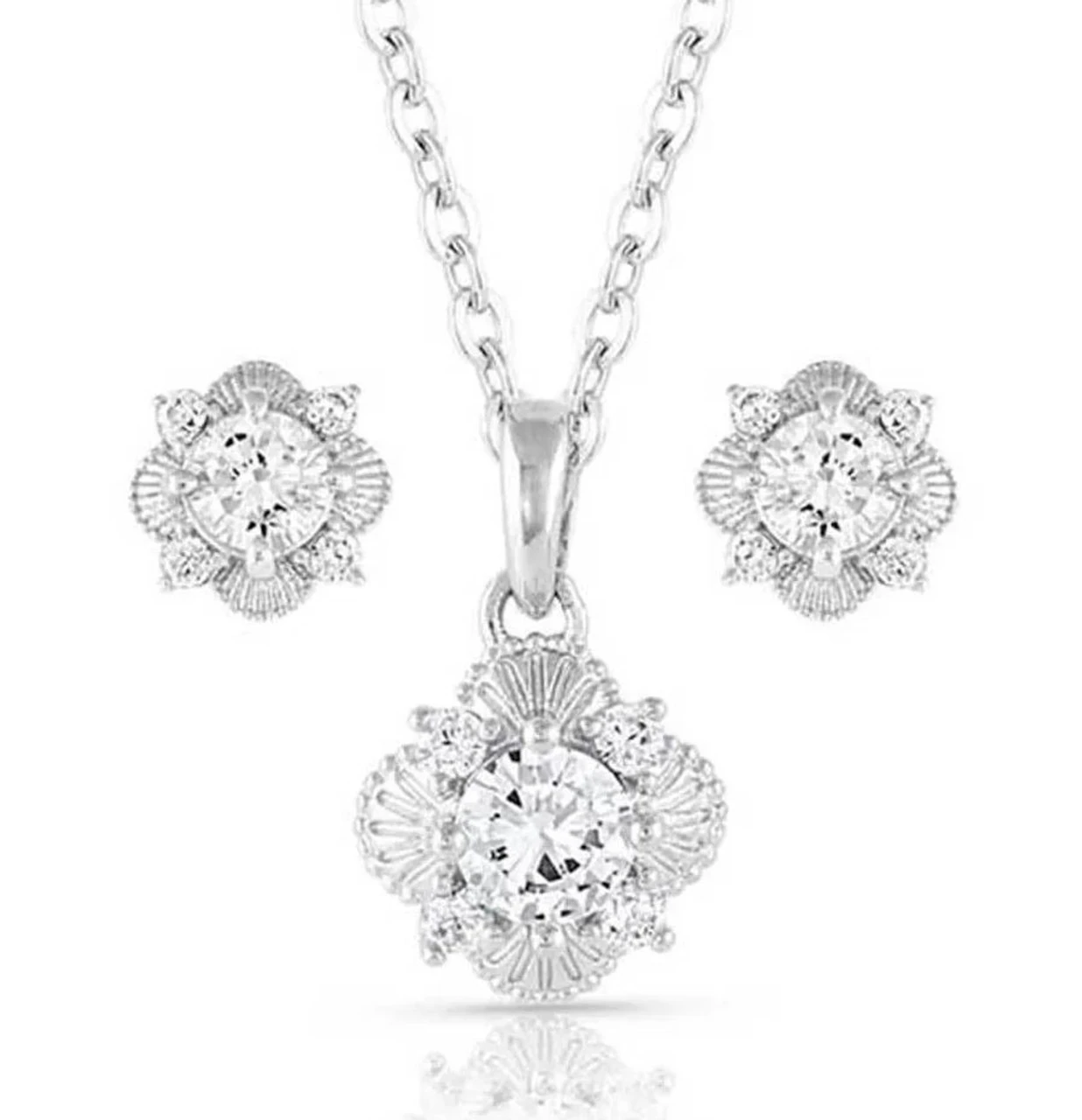 Montana Silversmiths Makin' Memories Crystal Jewelry Set 3 Montana Silversmiths Makin' Memories Crystal Jewelry Set