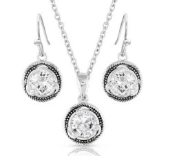 Montana Silversmiths Wild Stone Crystal Jewelry Set