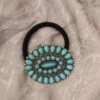 Blazin Roxx Hair Tie W/Oval Concho & Turquoise Stones -Hey Dude Central 2603935 1 65996.1673543658