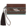 M&F Leopard Underlay & Flower Tooling W/Fringe Tassel Clutch Wallet -Hey Dude Central 2604480 1 79802.1673543650