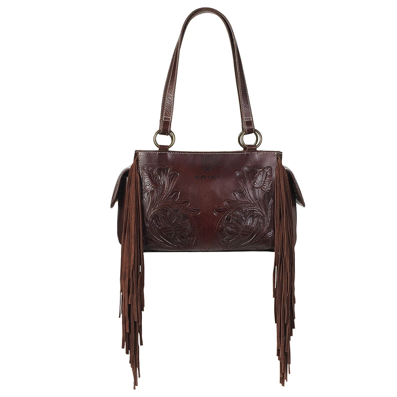 Ariat Victoria Collection Brown Satchel Bag 3 Ariat Victoria Collection Brown Satchel Bag
