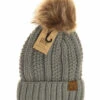 C.C. Beanie Womens Fuzzy Lined Fur Pom Beanie - YJ820 -Hey Dude Central 2637535 1 31790.1677266112