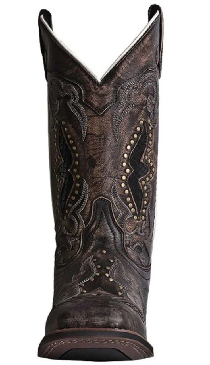 Dan Post Laredo Womens Spellbound 5660 Black Square Toe Boots 11 Dan Post Laredo Womens Spellbound 5660 Black Square Toe Boots - Image 9