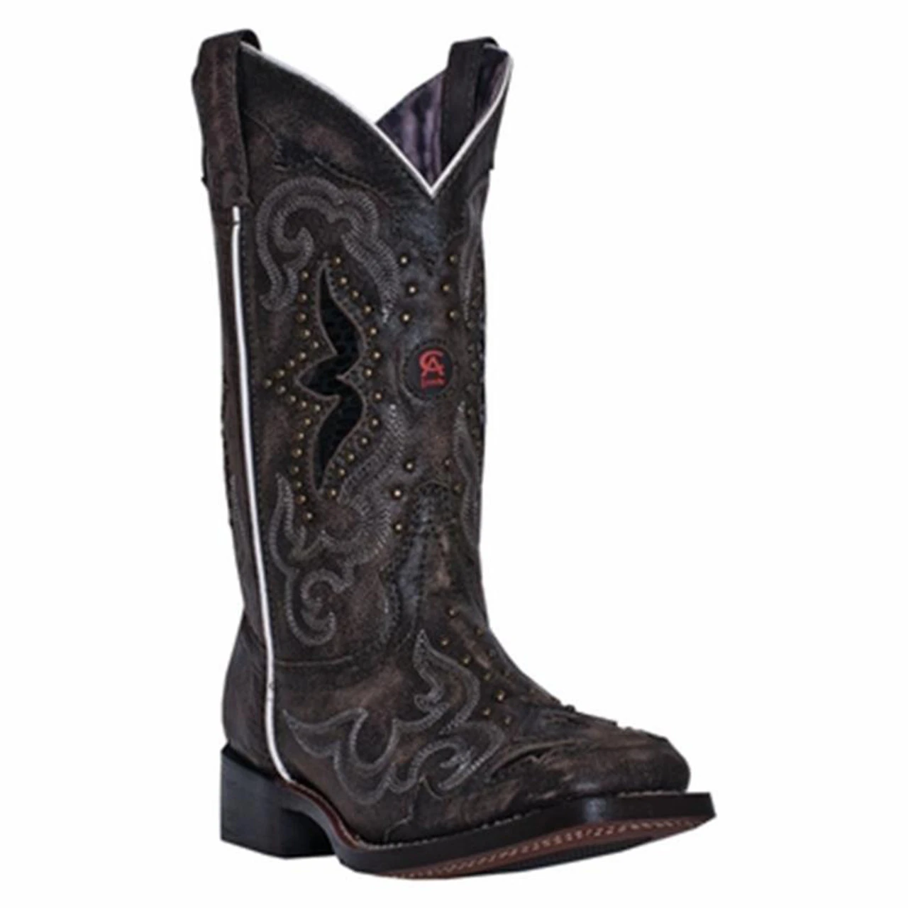 Dan Post Laredo Womens Spellbound 5660 Black Square Toe Boots 14 Dan Post Laredo Womens Spellbound 5660 Black Square Toe Boots - Image 12