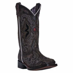Dan Post Laredo Womens Spellbound 5660 Black Square Toe Boots