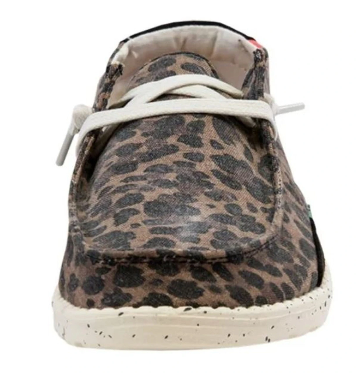 Hey Dude Womens Wendy Jungle Brown Cheetha Casual Shoes 6 Hey Dude Womens Wendy Jungle Brown Cheetha Casual Shoes - Image 4