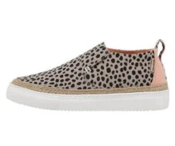 Hey Dude Womens Peyton Linen Slip On Shoes