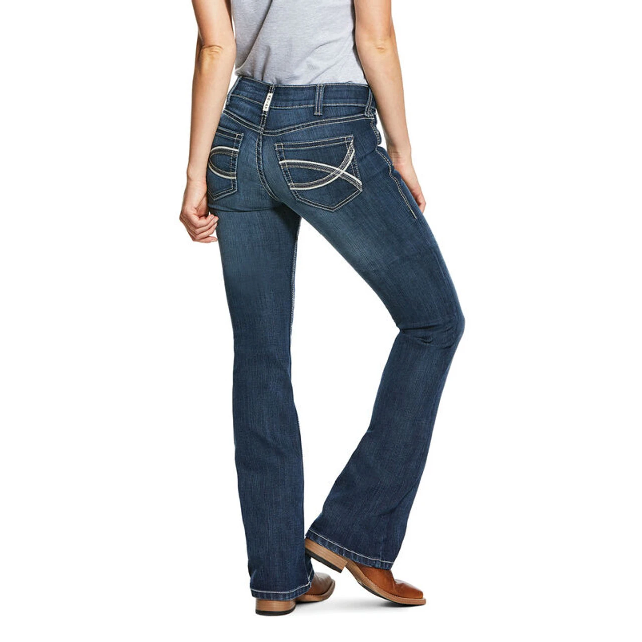 Ariat R.E.A.L. Mid Rise Arrow Fit Stretch Shayla Bootcut Jean 4 Ariat R.E.A.L. Mid Rise Arrow Fit Stretch Shayla Bootcut Jean - Image 2