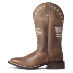 Ariat Womens Weathered Tan Circuit Patriot Wide Square Toe Boots -Hey Dude Central P2396375 02 52193.1630437533