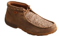 Twisted X Womens Nude Floral Print Driving Moc