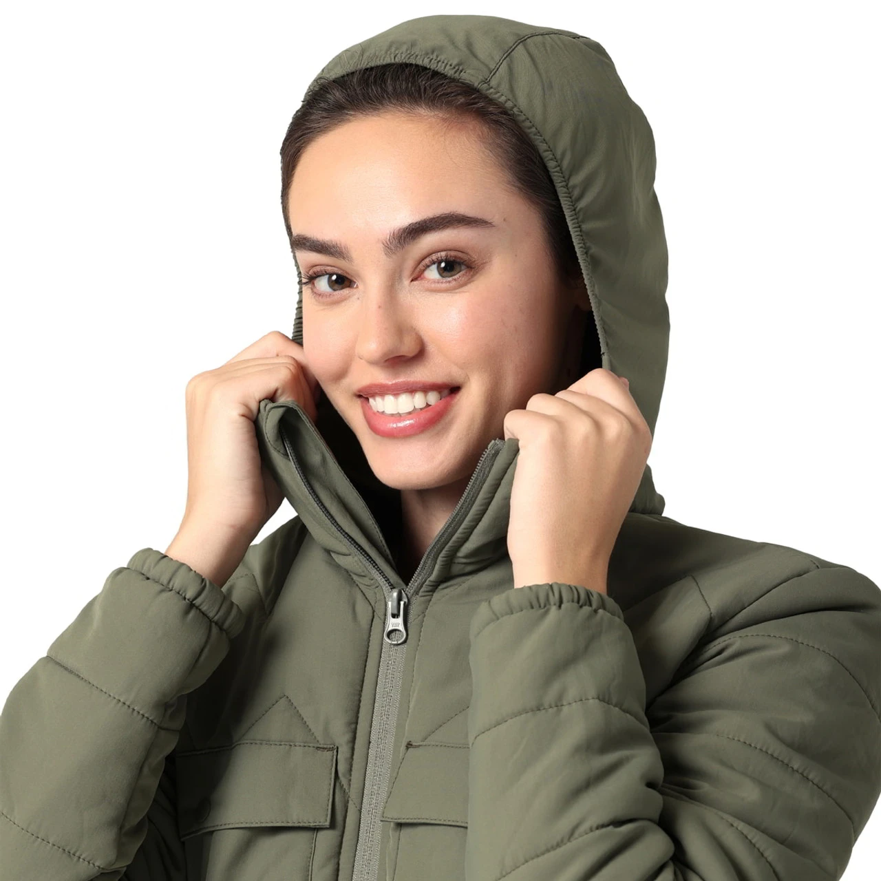 Wrangler ATG Womens Dusty Olive Packable Quilted Jacket 10 Wrangler ATG Womens Dusty Olive Packable Quilted Jacket - Image 8