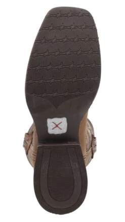 Twisted X Womens 13" Ruff Stock Floral Embroidered Square Toe Boots -Hey Dude Central P2620585 4 75331.1651599815