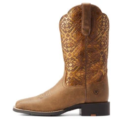 Ariat Womens Copper Blanket Embossed Wide Square Boots -Hey Dude Central P2672845 4 35707.1673304330