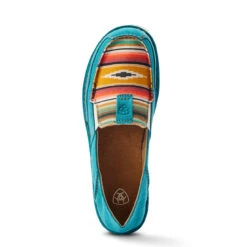 Ariat Womens Teal Suede Serape Cruiser -Hey Dude Central P2673875 5 29224.1673304604