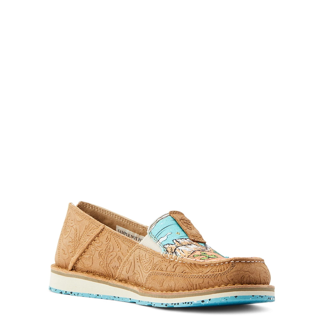 Ariat Womens Tan Embossed Arizona Skies Cruiser 4 Ariat Womens Tan Embossed Arizona Skies Cruiser - Image 2