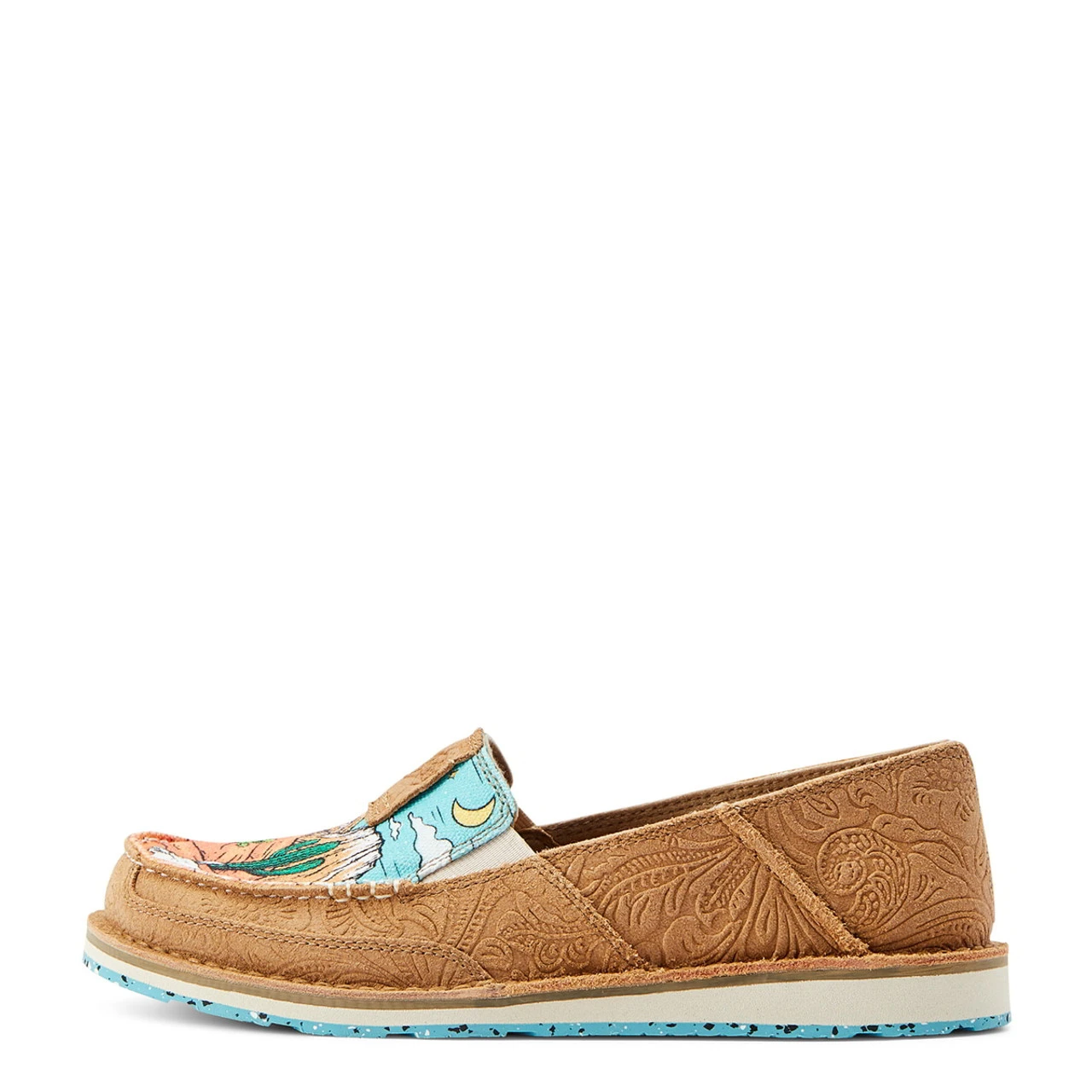 Ariat Womens Tan Embossed Arizona Skies Cruiser 5 Ariat Womens Tan Embossed Arizona Skies Cruiser - Image 3