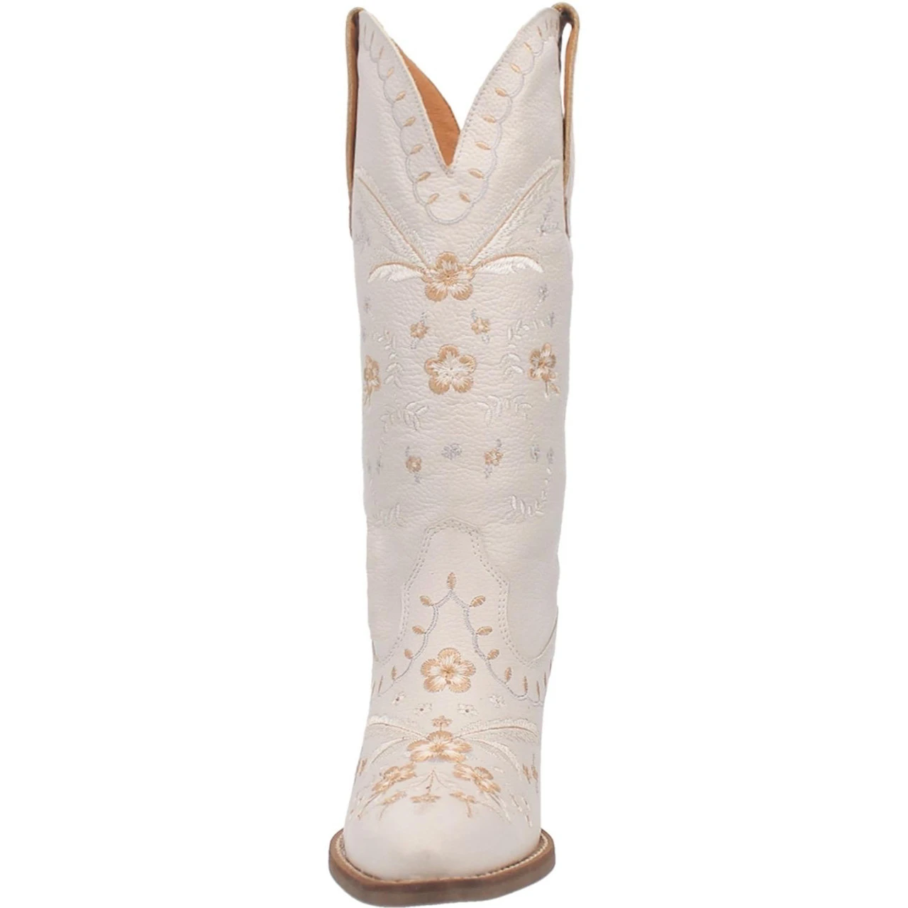 Dingo Womens White Full Bloom Tall Western Boots 7 Dingo Womens White Full Bloom Tall Western Boots - Image 5