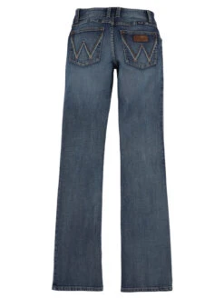 Wrangler Women's Sadie Low Rise Bootcut Medium Dark Wash Jean