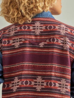 Wrangler Ladies Denim Snap Long Sleeve Shirt -Hey Dude Central P2737795 3 17563.1688061460