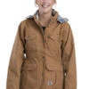 Berne Ladies Brown Vintage Washed Duck Barn Coat -Hey Dude Central P2743365 1 64749.1673549057