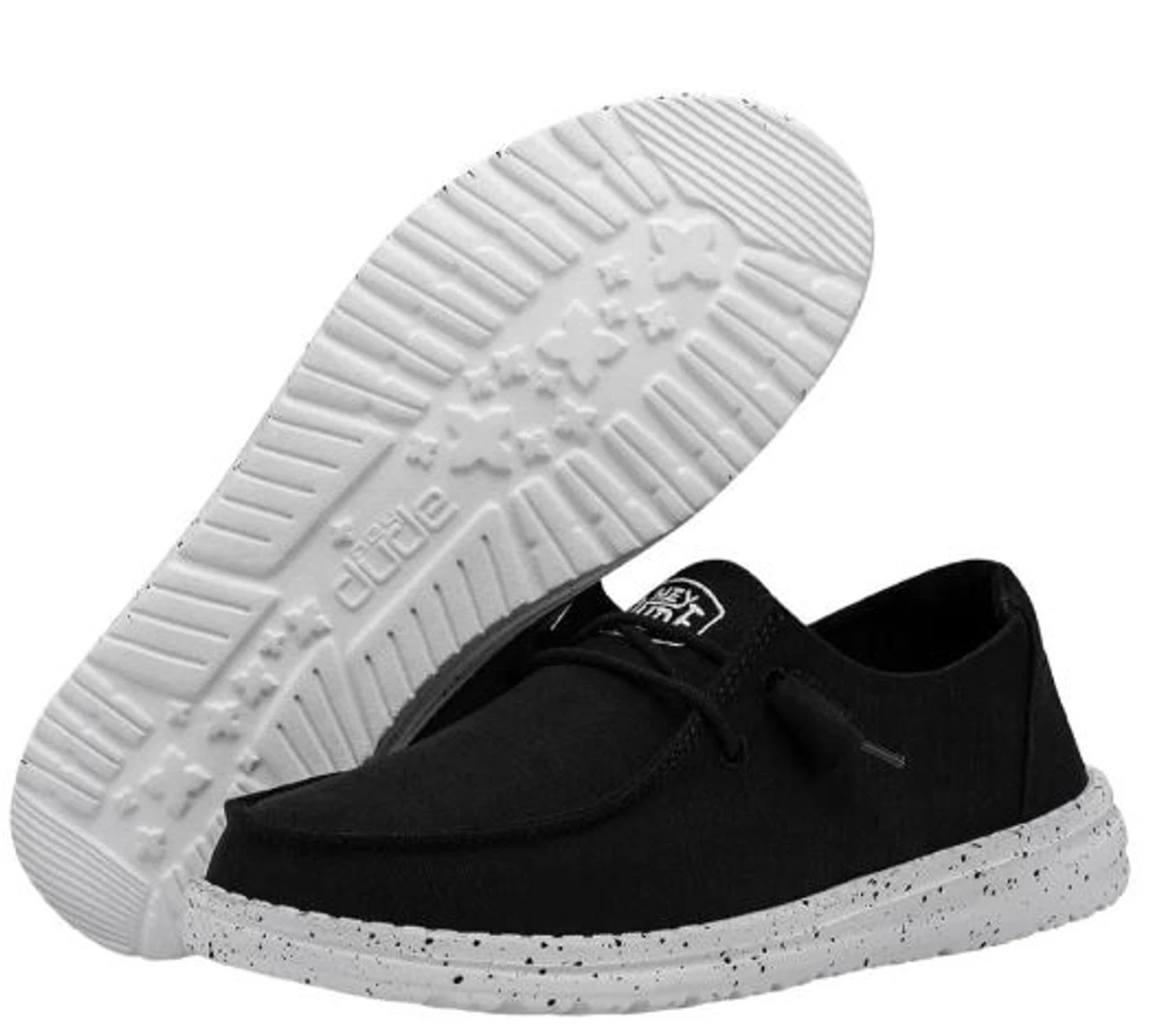 Hey Dude Wendy Slub Canvas Black 6 Hey Dude Wendy Slub Canvas Black - Image 4