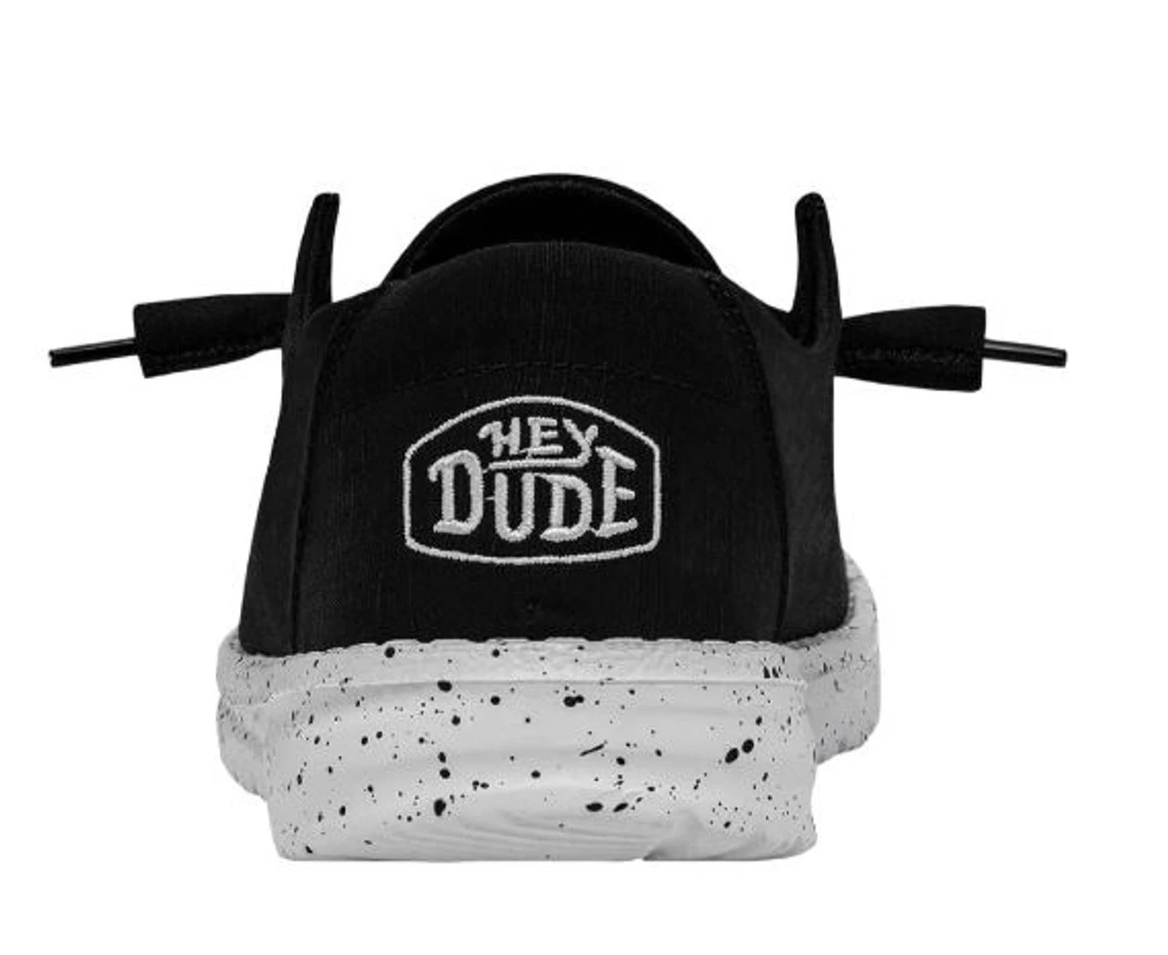 Hey Dude Wendy Slub Canvas Black 5 Hey Dude Wendy Slub Canvas Black - Image 3