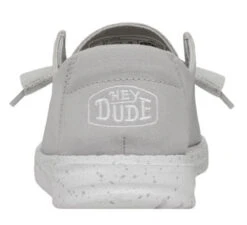 Hey Dude Wendy Slub Canvas Light Grey
