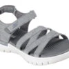 Skechers Ladies On-the-Go Flex - Finest Charcoal Sandal