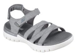 Skechers Ladies On-the-Go Flex - Finest Charcoal Sandal