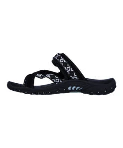 Skechers Womens Black & White Reggae Trailway Sandals -Hey Dude Central P2757970 2 59741.1682112722