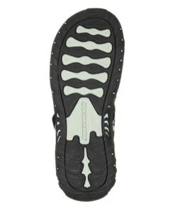 Skechers Womens Black & White Reggae Trailway Sandals -Hey Dude Central P2757970 4 48519.1682112723