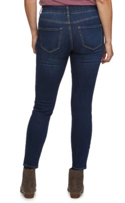 Threadgrit Women's High Rise Dark Wash Skinny Jeans