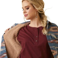 Ariat Womens Jacobo Chimayo Shirt Jacket -Hey Dude Central P2769770 5 58905.1692304577