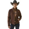 Ariat Womens Chocolate Team Logo Softshell Chimayo Jacket -Hey Dude Central P2769830 1 49550.1697129879