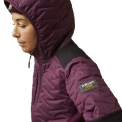 Ariat Womens Potent Purple Rebar Cloud 9 Insulated Jacket -Hey Dude Central P2771740 5 82224.1692304171