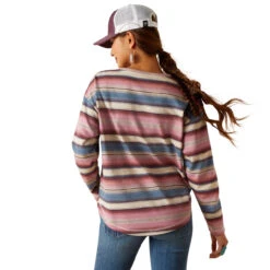 Ariat Womens Endless Serape Terry Henley Sweatshirt -Hey Dude Central P2796295 3 31122.1695137896