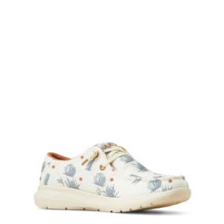Ariat Womens Cream Nueces Cactus Print Hilo Sendero Shoe -Hey Dude Central P2797795 3 77995.1695137976