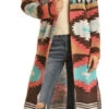 Rock & Roll Cowgirl Women's Chocolate Aztec Knit Hooded Long Sleeve Cardigan 2 Rock & Roll Cowgirl Women's Chocolate Aztec Knit Hooded Long Sleeve Cardigan -Hey Dude Central P2798855 1 46893.1697129902