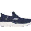 Skechers Womens Navy & Lavender Slip-Ins Max Cushioning Smooth Shoe -Hey Dude Central P2830870 1 55689.1683217157