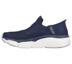 Skechers Womens Navy & Lavender Slip-Ins Max Cushioning Smooth Shoe -Hey Dude Central P2830870 2 37774.1682112803