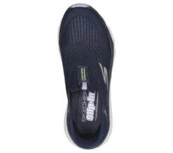Skechers Womens Navy & Lavender Slip-Ins Max Cushioning Smooth Shoe -Hey Dude Central P2830870 3 58176.1682112803