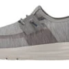 Hey Dude Women's Sirocco Dual Knit Light Grey Casual Sneakers