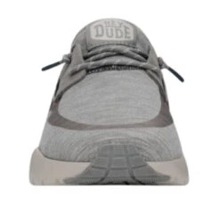 Hey Dude Women's Sirocco Dual Knit Light Grey Casual Sneakers -Hey Dude Central P2848385 4 03210.1696007609