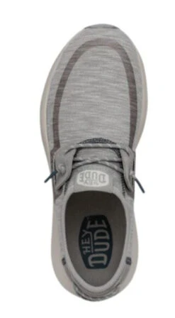 Hey Dude Women's Sirocco Dual Knit Light Grey Casual Sneakers -Hey Dude Central P2848385 6 57661.1696007609
